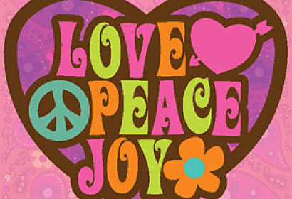FotoTapeta - Love Peace Joy 4937